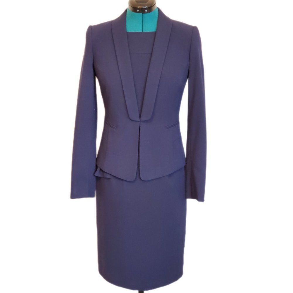 Antonio Melani Navy Dress Suit and Jacket Size 2/0